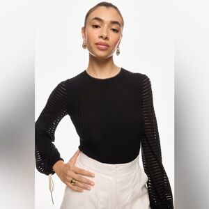 Roksanda Tie Puff‎ Sleeve Top